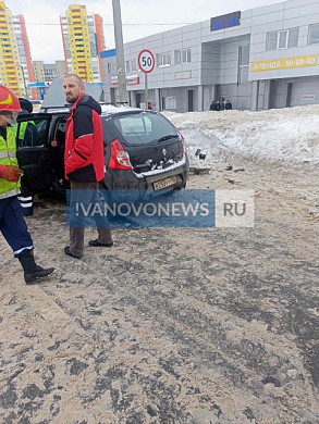 На Кохомском шоссе серьезное ДТП с пострадавшими